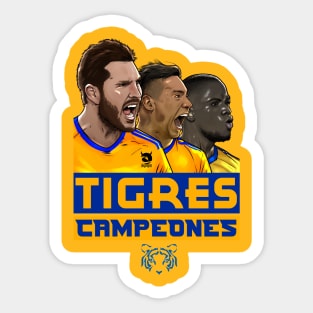 Tigres Campeones Sticker